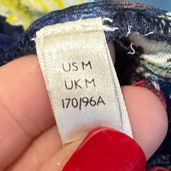 Free People Sunfade Slip Dress Navy Combo size medium NWT - Picture 10 of 11